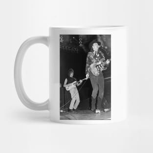 Jeff Beck and Stevie Ray Vaughan BW Photograph Mug